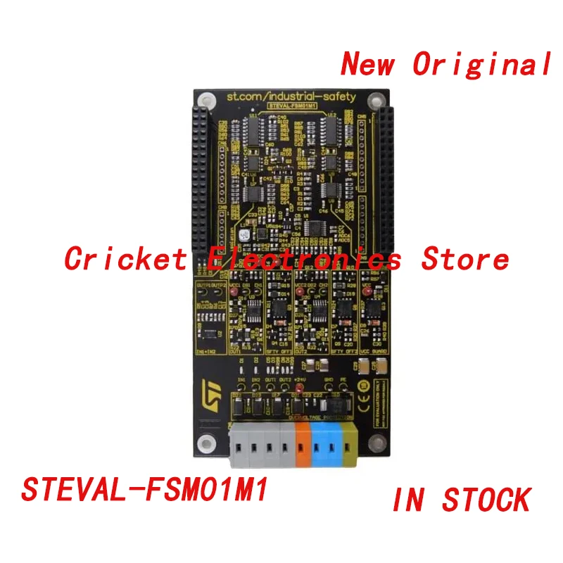 

STEVAL-FSM01M1 Расширенный двухканальный цифровой модуль ввода-вывода для безопасной автоматизации