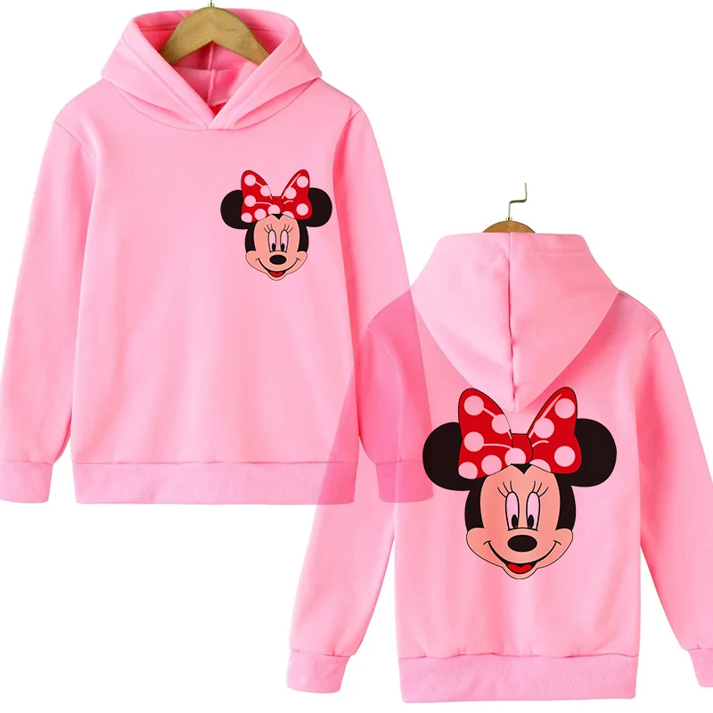 

Cool Y2K 90s Cute Cartoon Manga Anime Mickey Minnie Mouse Hoodie Children Clothes Kid Girl Boy Sweatshirt Hoody Baby Top
