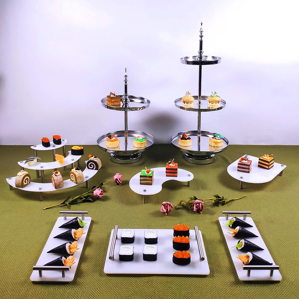 

6-10 шт., металлические и акриловые подставки для торта