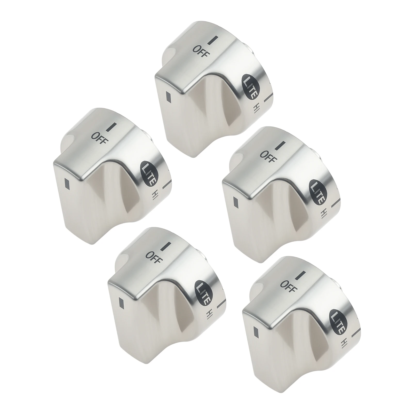 5pcs 318282310 Oven Control Knob Replacement for Kenmore Gas Cooktop Elite Gas Range AP3774164, 1062940, AH979119 79075403500