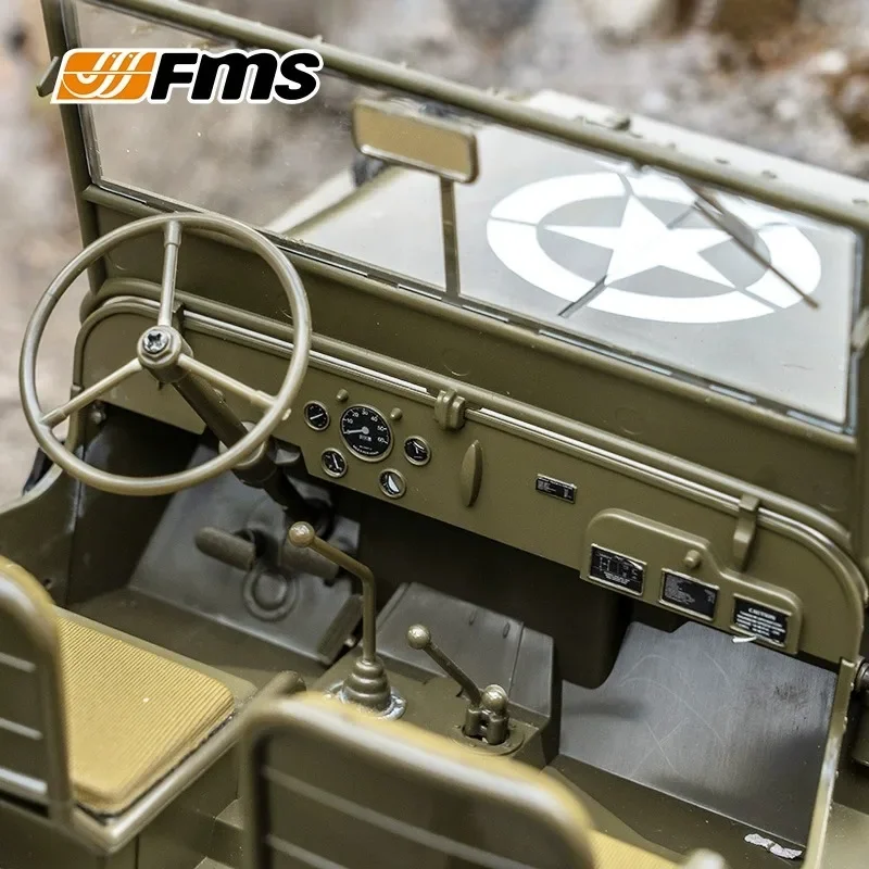 1: 12fms Car Model Willis Remote-controlled Off-road Electric Rc Climbing Car Simulation Model Ornament Toy Gift remote control car