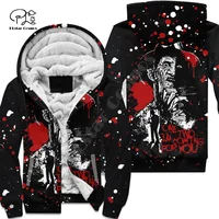 Halloween Horror Terror Movie Cosplay Michael Myers Jason 3DPrint Unisex Autumn Winter Warm Coat Fleece Jacket Funny Hoodies X1 1