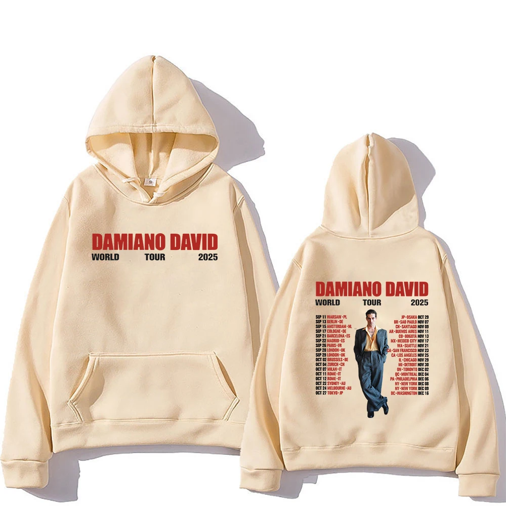 BLAENU Dam-iano David Sweat À Capuche Mode Retro Casual Pullover Automne Hiver Sweatshirts Hip Hop Harajuku Hoodie Tops Pour Femmes Hommes XXS-4XL-White|XX_s