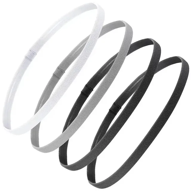 5/10/20/30Pcs  Sports Thin Headband Non-Slip Elastic Women Men Yoga Hair Bands Sweatband Football Running Biking Sports Hairband