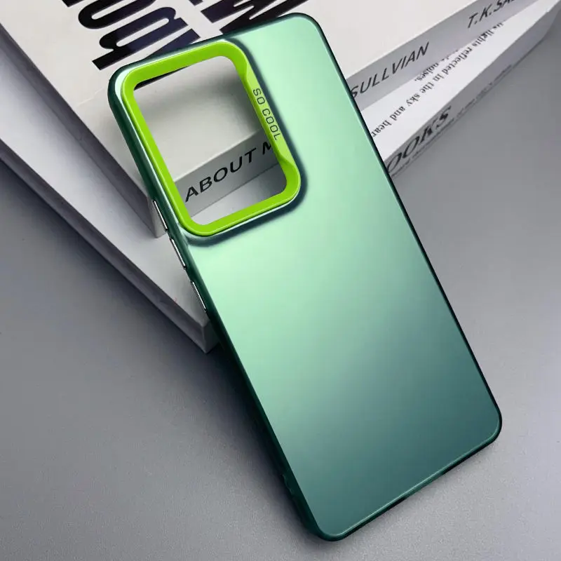 Luxury Metallic Aurora Skin Matte Phone Case Cover