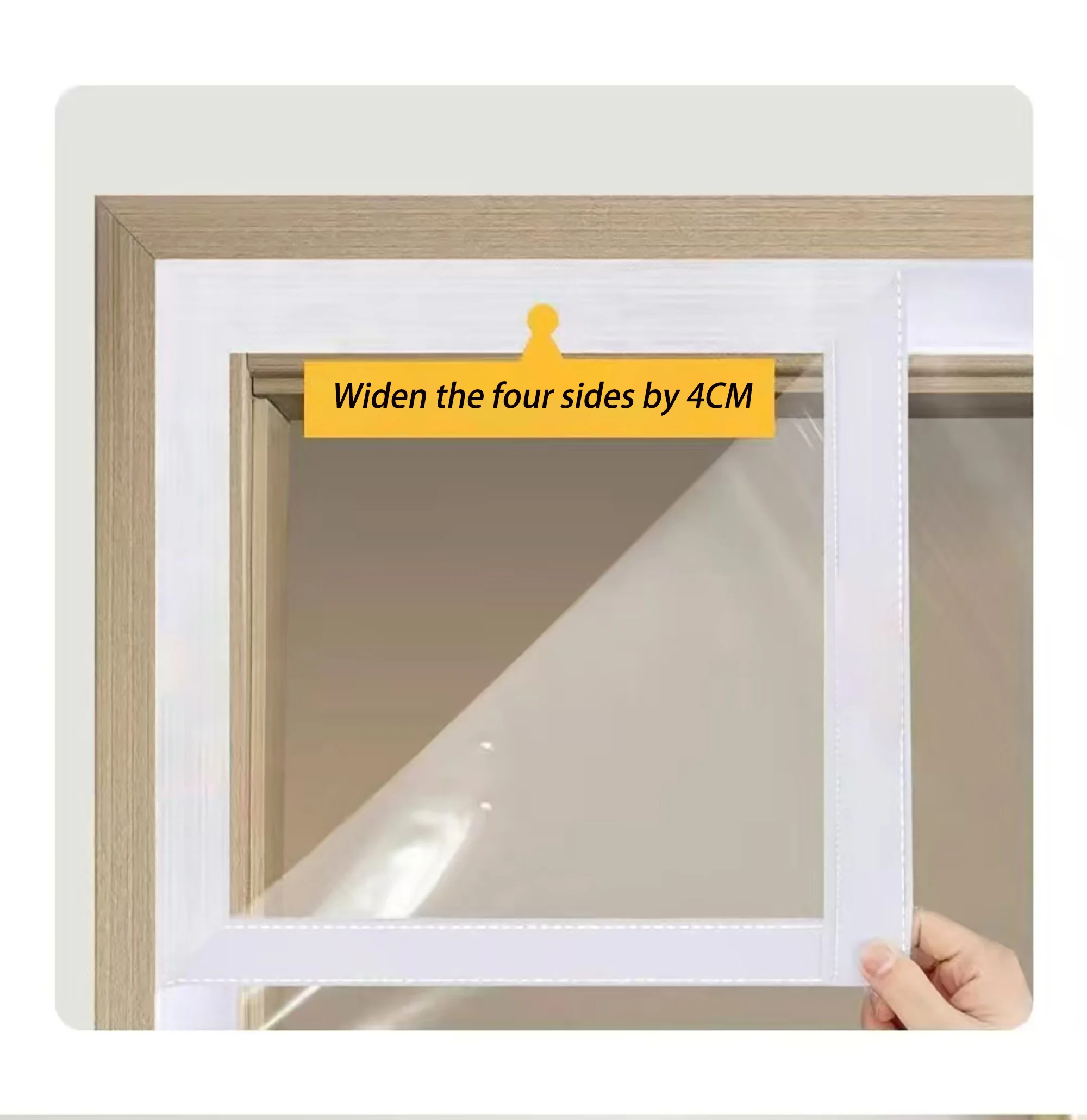 Winter magnetic transparent air conditioning door curtain kitchen barrier curtain windproof cold proof and warm magnetic door curtain