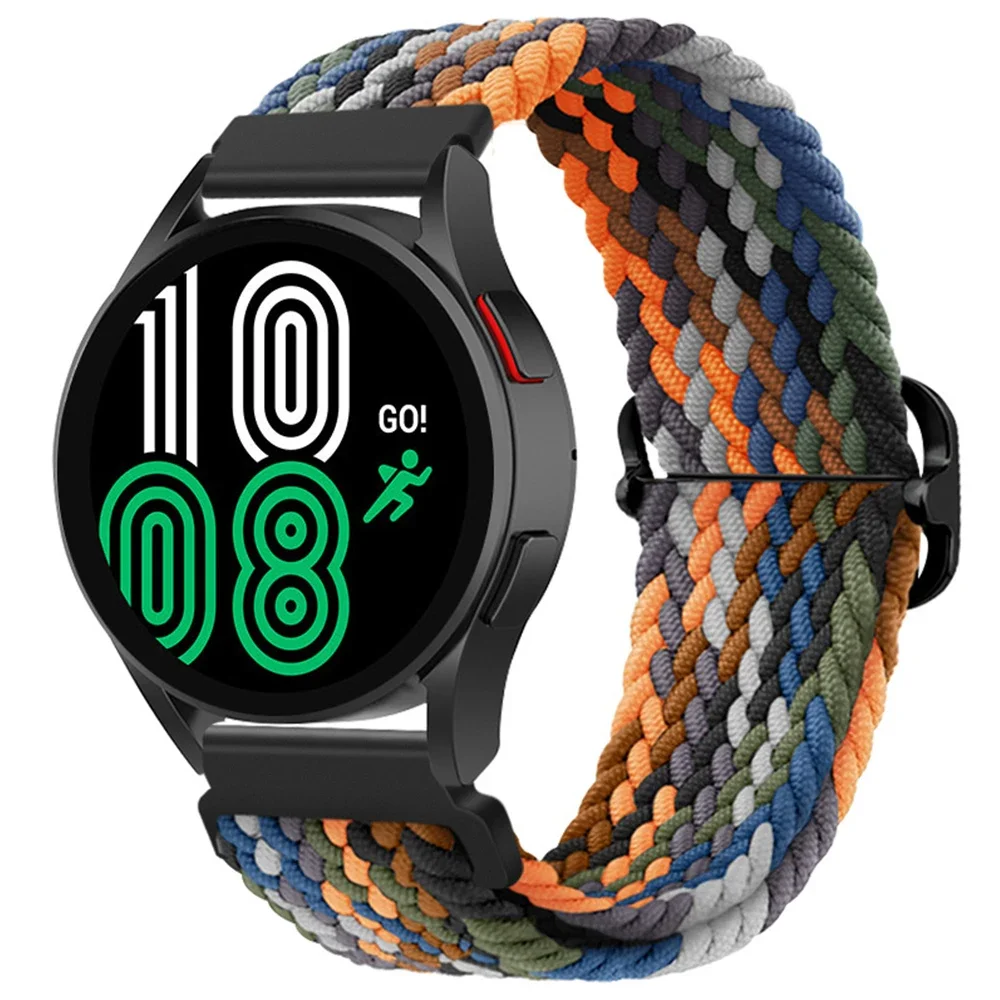 Braided Nylon Solo Loop Strap - 20mm Adjustable Bracelet