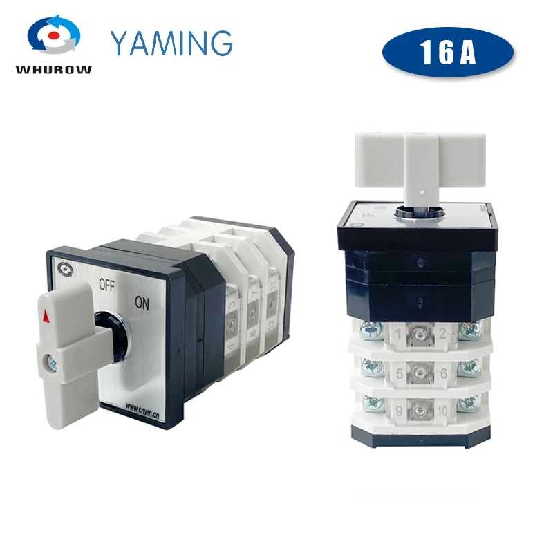 Circuito de Control 16/3 OFF ON, dos posiciones, 2 polos, niveles, 16A, fuente de alimentación, de leva giratorio Conmutadores| - AliExpress