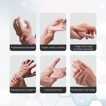 2023 English Rehabilitation Robot Glove Hand Function Finger Exercise Equipment Physical Therapy for Stroke Hemiplegia Patient 5