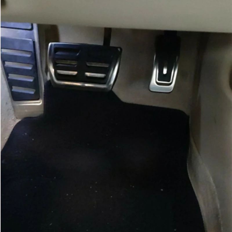 Car Gas Fuel Brake Dead Footrest Foot Pedal Cover Pad Trim auto Accessories for Audi A7 S7 RS7 4G 2010- A6 S6 RS6 C7 4G RHD