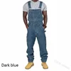 Mens Jeans 2025 Overalls Men Pockets Casual Loose Long Denim Pants Slim Splice Straight Rompers Autumn Plus Size Long Jeans Men 4