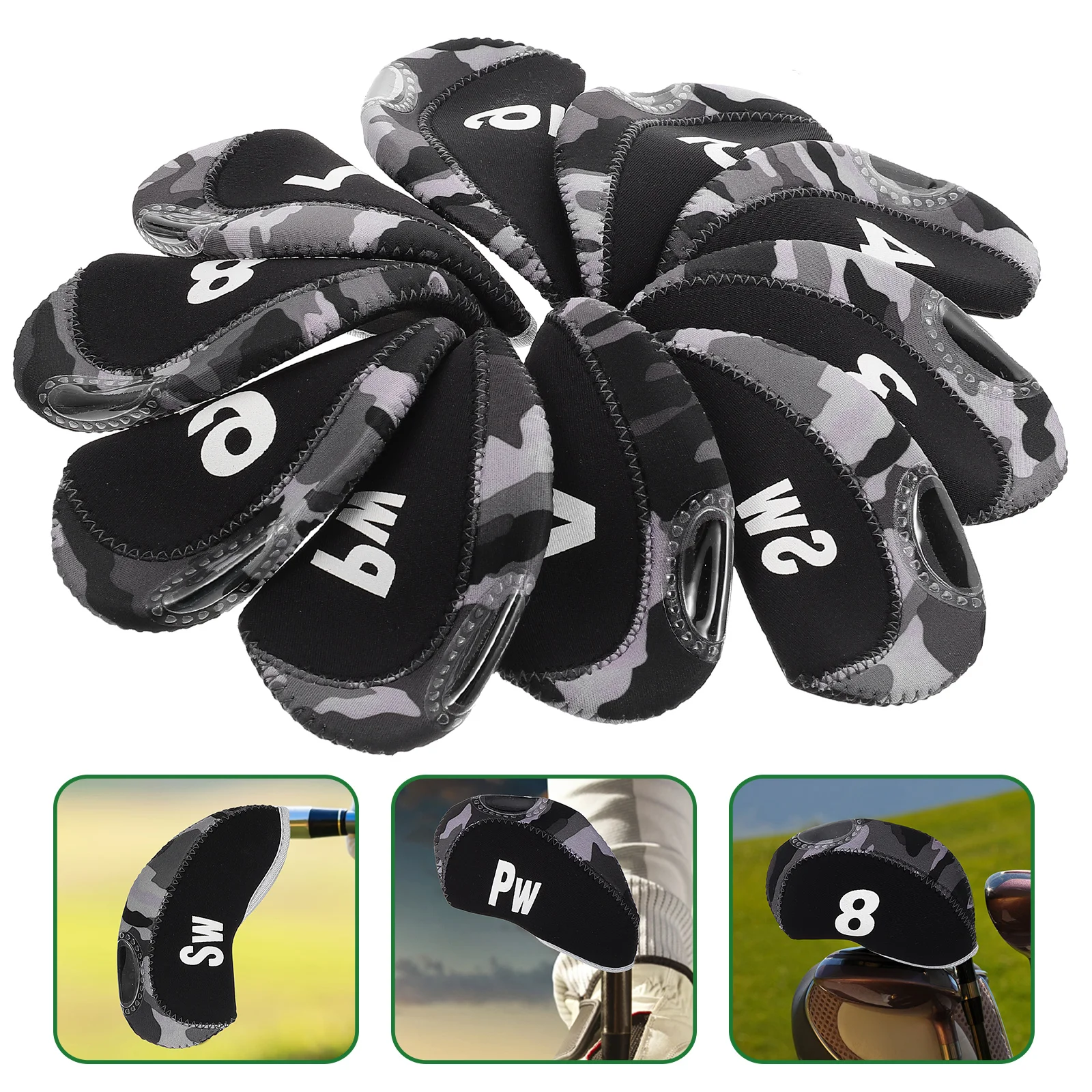

Golfing Equipment Golf Head Cover Headcover Golf Club Head Protective Covers Golf Accessories Golf Putter Cover Supplies