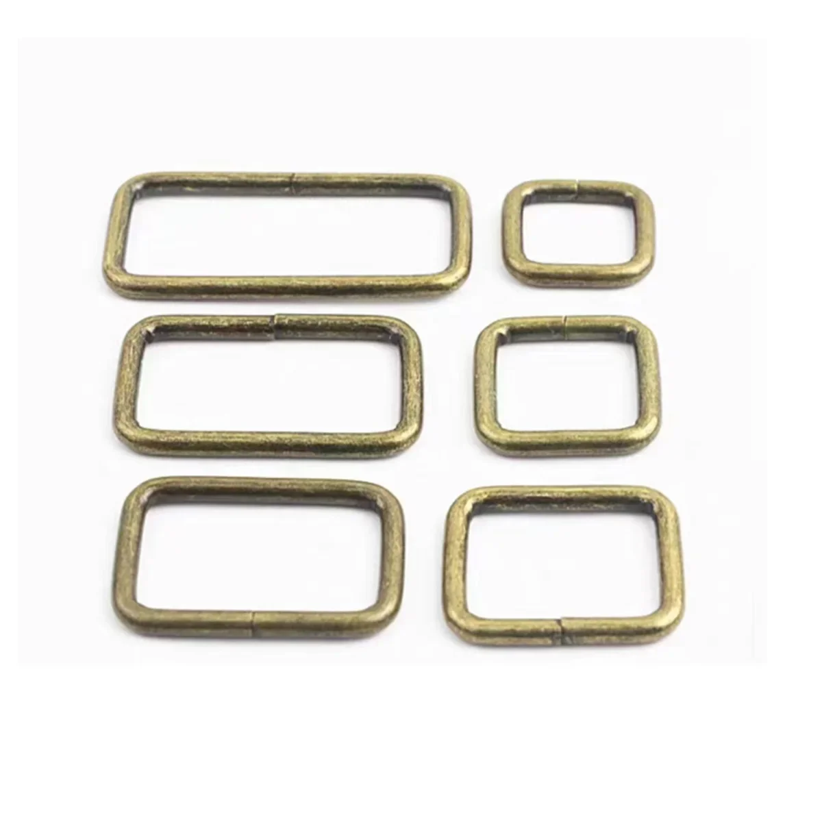 

Zinc Alloy Adjustable Rectangle D Ring Belt Ribbon Buckle For Backpacks /shoes/ Bag/ Cat Dog Collar Buckles DIY Accessories