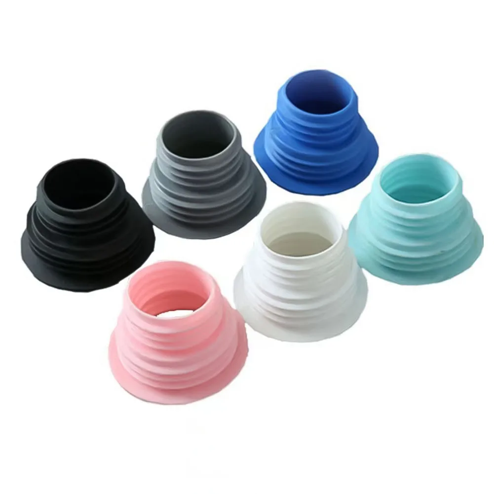 4pcs Drain Pipe Hose Silicone Plug Wash Machine Pipe Connector Tools Bathroom Drain Sealing Plug Sewer Accessories
