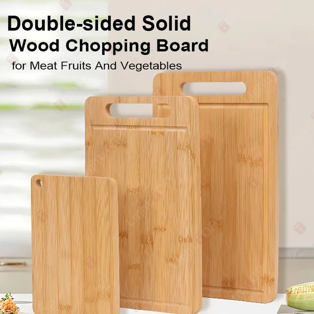Double-Sided Wooden Cutting Board 1
