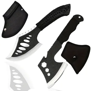 Black Carbon Steel AXE with Cutter sleeve 1