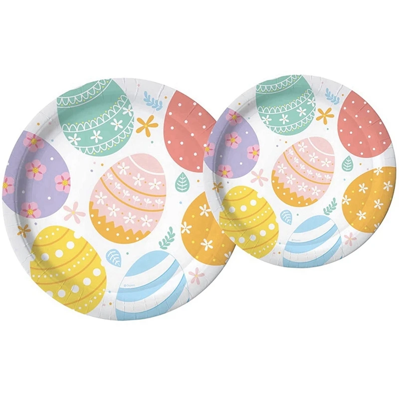 75 Pack Serves 25 Easter Dinner Plates Napkins Dessert Plates Paper Perfect For Home Office Restaurants Schools