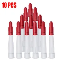 10Pcs Spare Silicone Nozzle Sealant Tool Kit Re-sealable Mastic Cartridge Spare Nozzles Screw Cover For Caulking Pipes 1