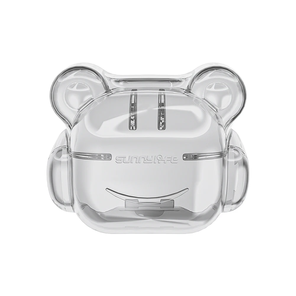 Détail du couvercle objectif grenouille avec ses yeux, protège ton DJI Mini 4 Pro tout en ajoutant du style.