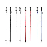 Ski Poles for Adults Kids with Lock System Ergonomic Grip Walking Sticks for Winter Sports Hiking Skiing Mountaineering Outdoor 2