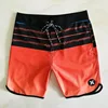 2024 NEW Elastic Quick Drying Fitness Training Muscle Men Beach Shorts Stripe Pattern Competition Surfing Printed Design Men 2