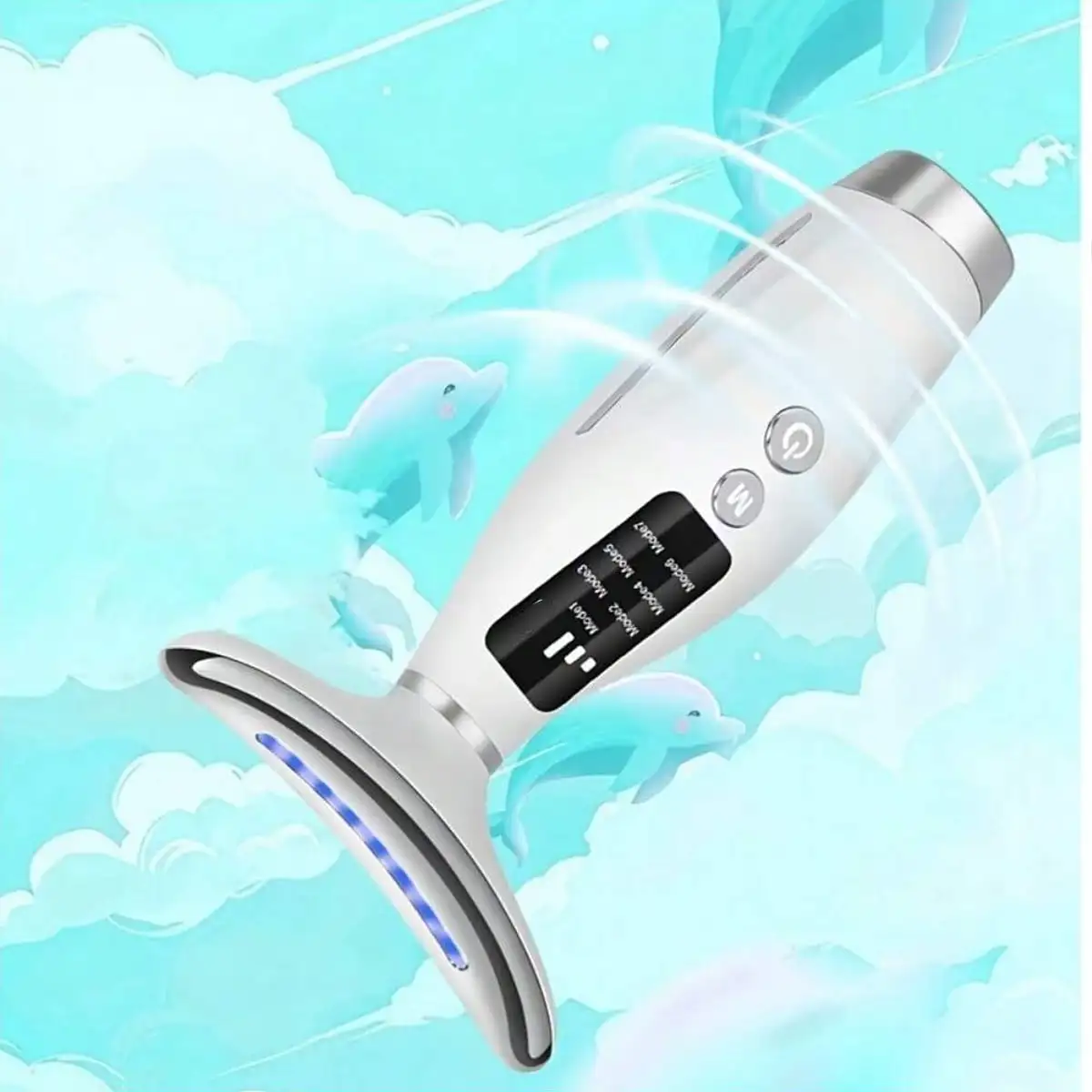 Rechargeable Face & Neck Massager, 7 Modes Facial Massage Care Tool, Perfect Gift For Women And Girls