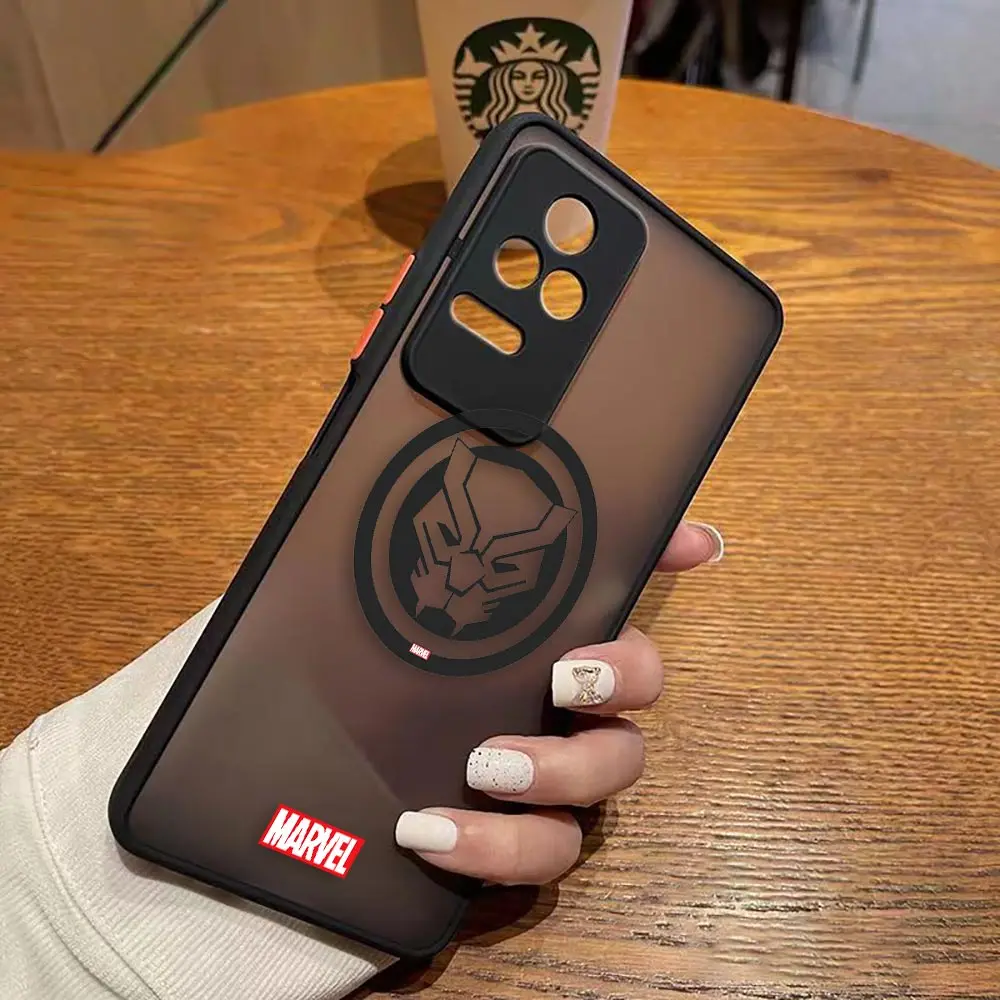 thumbnail image 1 of Funda mate para Redmi A1 K50 K40 GAMING K30 K20 10X 10C 10 9C 9T 9A 9 8 7 PRO 4G 5G Funda Shell Marvel Logo Lron Spider-Aan, 1 of 5