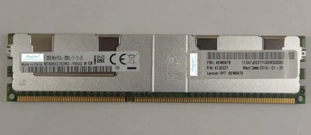 

Для 46W0676 47J0227 46W0678 32G 1600 DDR3 M3 M4