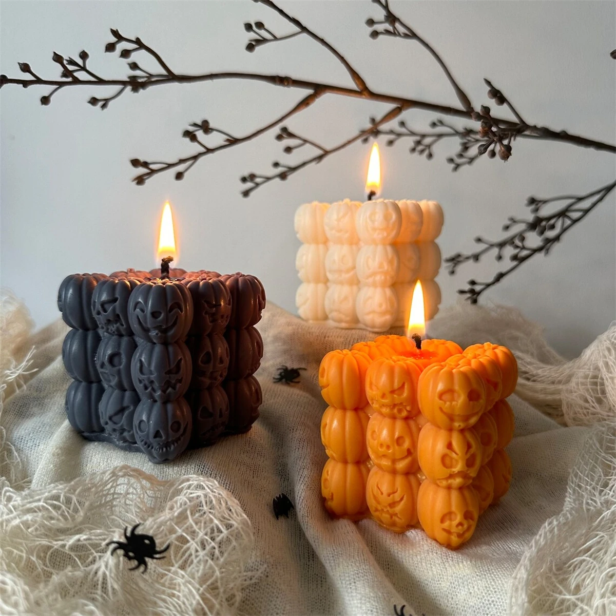 Moldes De Resina Para Candelabros De Números, Moldes De Silicona Para Velas Para Fundición De Resina Epoxi, Juego De Moldes De Números 3D 1-4, Forma De Número, Moldes De Velas Para