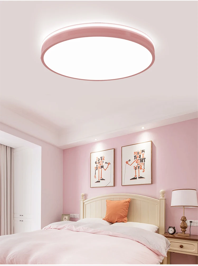 Bedroom light, minimalist ceiling light, ultra-thin full spectrum full house lighting, high-end feeling, Zhongshan home decorati