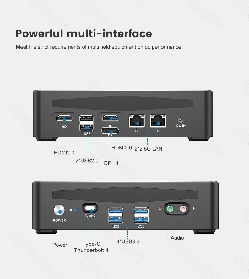 KingNovy 13th Gen Mini Gaming PC - I9 13900H/I7 13700H, Thunderbolt 4, DDR5/DDR4, NVME 2, 2.5G LAN, Intel Gamer Computer, 4K, WiFi6 Description Image.This Product Can Be Found With The Tag Names Barebone Mini PC, Computer Office, Topton hot pc