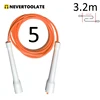 Long CC handle 15cm robust anti break easy hold beginner soft pvc jump rope skip freestyle elevate excersise fitness 6