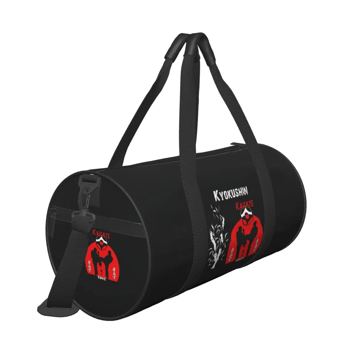 Aikido Kyokushin Karate Sensei Sport Bags Samurai Martial Arts Large Gym Bag Outdoor Couple Handbag Swimming Graphic Fitness Bag 2