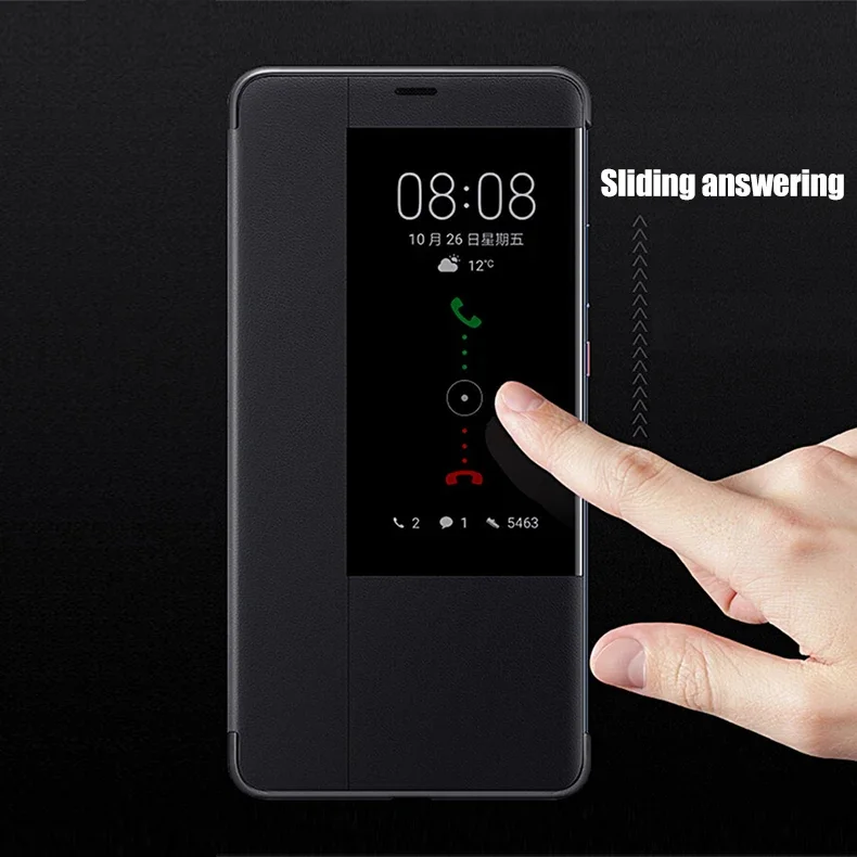 Phone Case Smart View Case For Huawei Mate 20 Pro Auto Sleep Wake Up Flip Cover Slim Phone Case For Huawei Mate20 Lite Fundas Capa