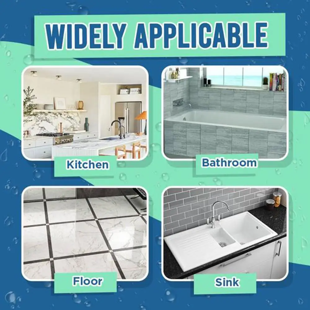 Description Picture 4 of item1PC Professional Tile Gap Repair Agent White Tile Refill Grout Pen Mouldproof Filling Agents Wall Porcelain Bathroom Paint Clean