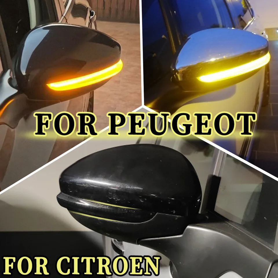 2 Indicatori Di Direzione LED Dinamici Per Specchietto - Peugeot 208, Citroen C3, Opel Corsa - Foto 8
