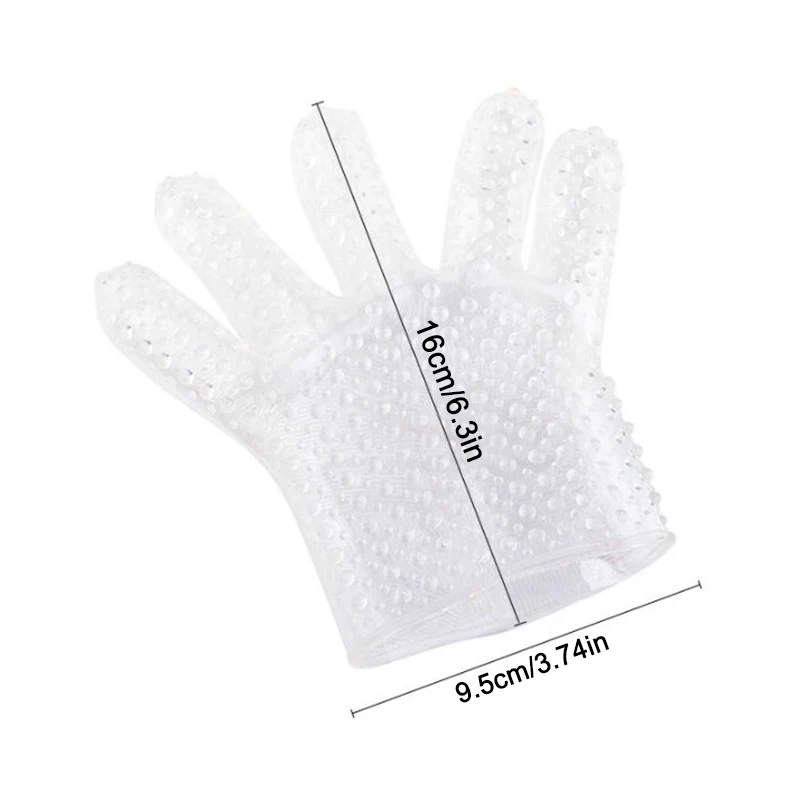 〔HMA58〕Masturbation Sex Gloves Fingering Clitoris Foreplay Sex Toy Erotic Game Vagina Woman Hand Gloves Sex Stimulator Nipple