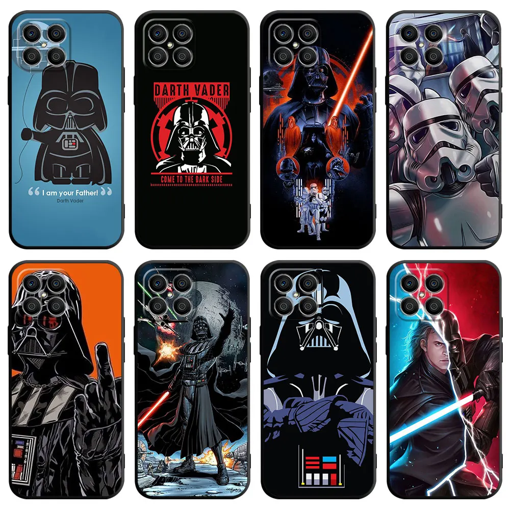 Custodia Per Huawei Honor X8 5G X8A 4G X9A 90 Lite X7 70 P30 Pro P40 P Smart Z P20 Cover Per Telefono Black Shell Wars Darth Vader Yoda