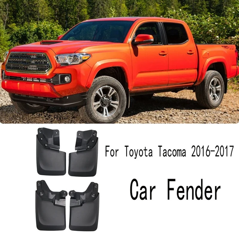 

Mudflaps Car Fender Mudflaps Splash Guards Pickup Mudguards Accessories For Toyota Tacoma 2016-2017