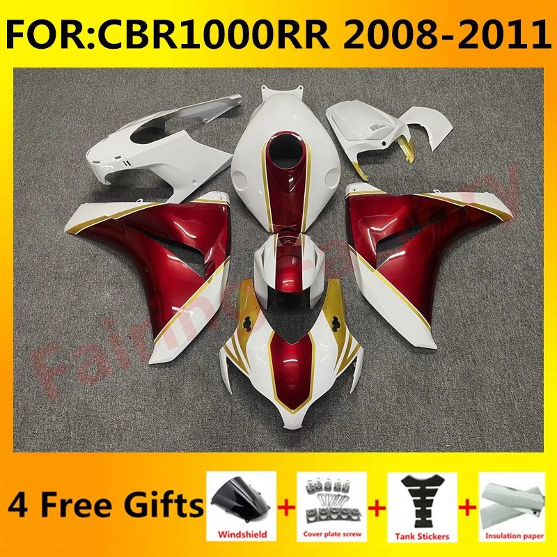 

NEW Abs Motorcycle Whole Fairings kit fit for CBR1000RR CBR1000 06 07 CBR 1000RR 2006 2007 Bodywork full Fairing set white red
