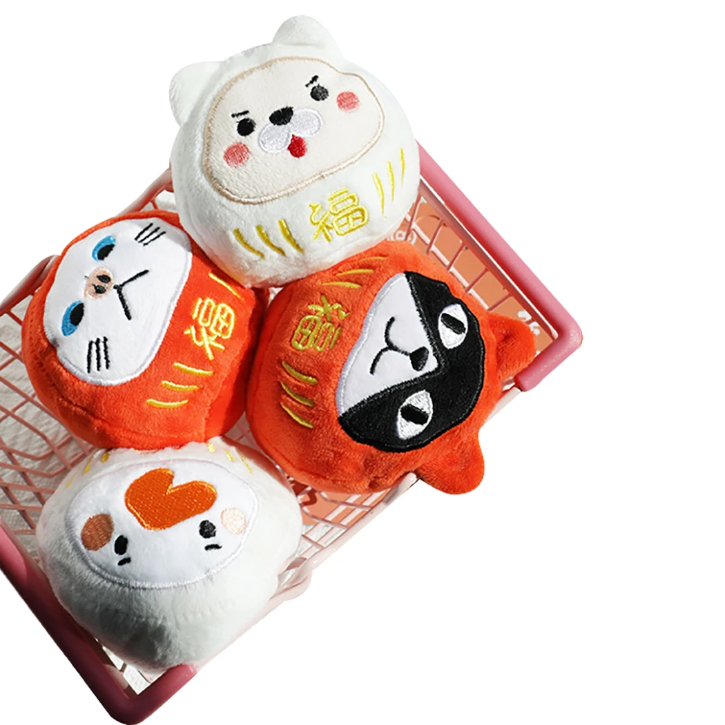 Interactive Catnip Cat Toy Soft Plush Cute Cat Play Toy Kitten Chew Toy