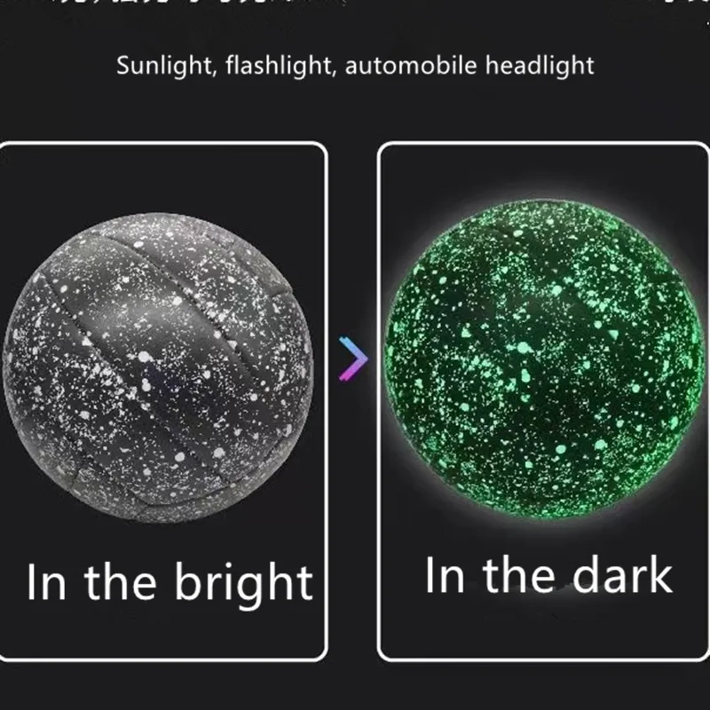 Glow In The Dark Volleyball Fluorescent Size 5 Frosted Texture Training Match Ball Adults Birthday Gift Shining PU Volleyball volleyball ball volleyball trainer