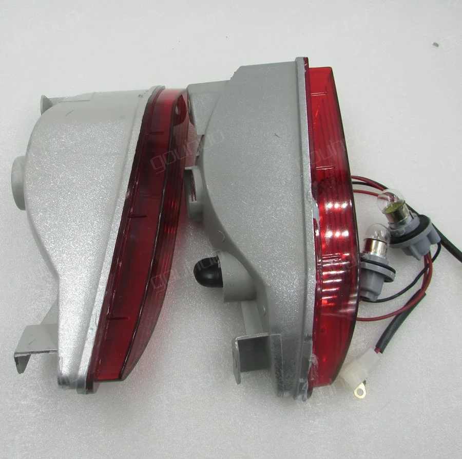 2pcs for BYD F3 Before 2014 Replacement Rear Bumper Lamp Fog Light Stop Warning Lights with bulbs brake light holder