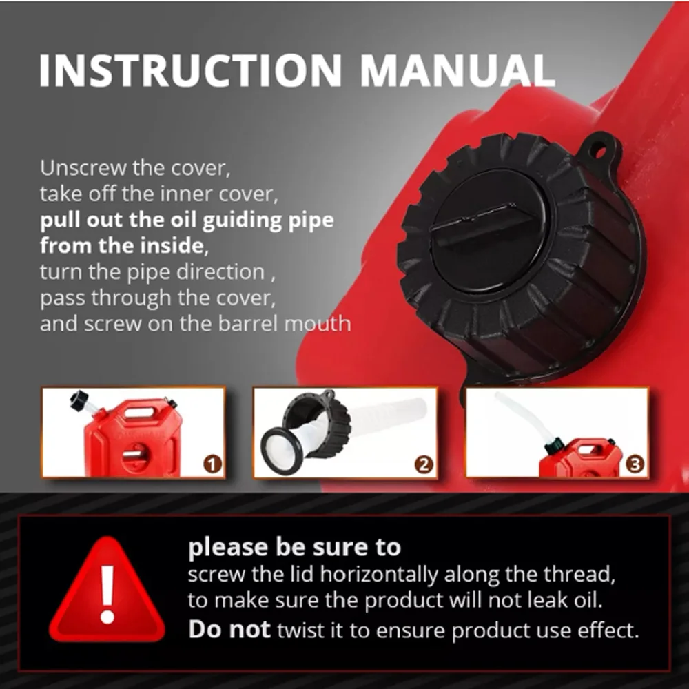 15L /25L Portable Jerry Can Gas Fuel Tank Plastic Petrol Car Gokart Spare Container Gasoline Petrol Tanks Canister Motorcycle