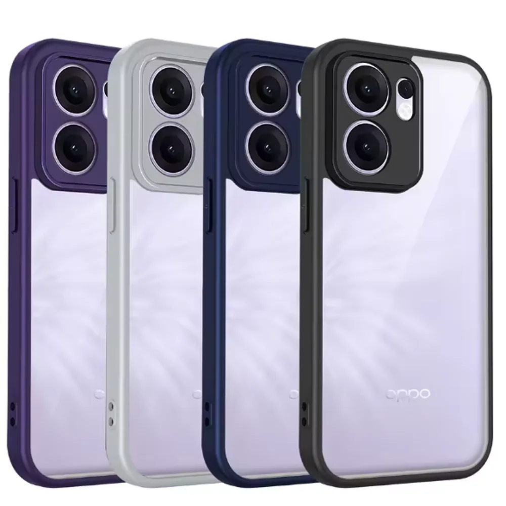 Enhanced Shockproof Silicon Bumper Case with Clear Matte Back