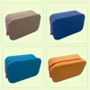 Portable Square Silicone Coin Purse Waterproof Lipstick Bags ID Credit Card Holder Girls Travel Organizer Accessories 2