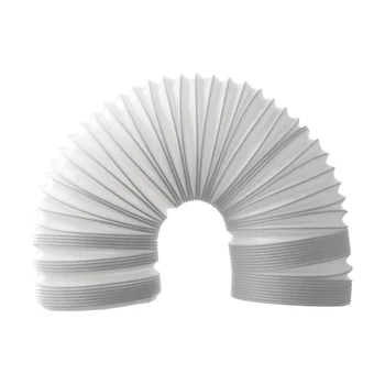 ท่อเครื่องปรับอากาศแบบพกพา 13/15 ซม. ความยาว 100 ซม. AC ท่อไอเสีย Vent ยืดหยุ่นท่อป้องกันทวนเข็มนาฬิกา Air Conditioner อะไหล่ 3