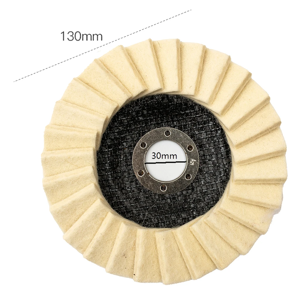 

125mm Polishing Wheels 5inch Flap Felt Disc Angle Grinder Buffing Wheel Metal Best Price Waxing Polishing Disc For Glass