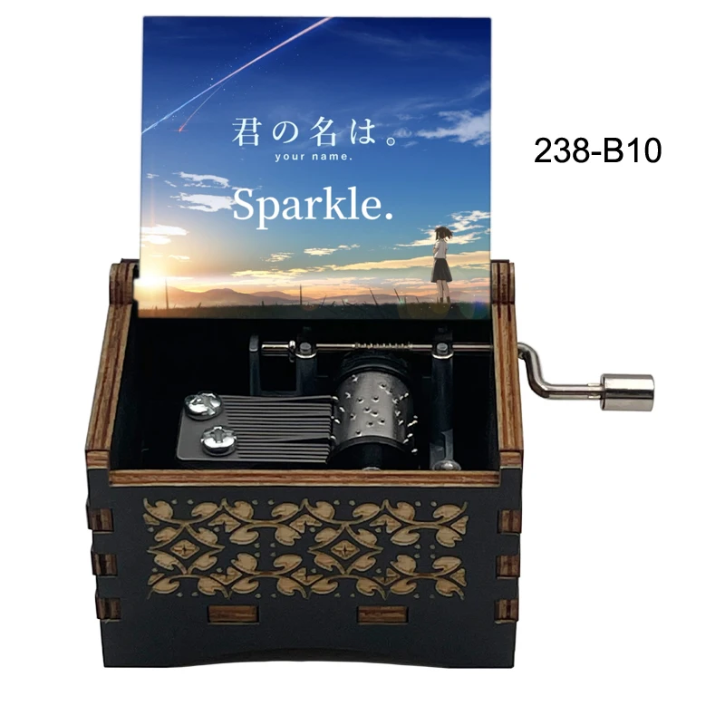 Music Theme Sparkle Mechanical Music Box Lullaby Your Name Kimi No Na Wa Theme Song for Anime Fans Birthday Christmas Gift