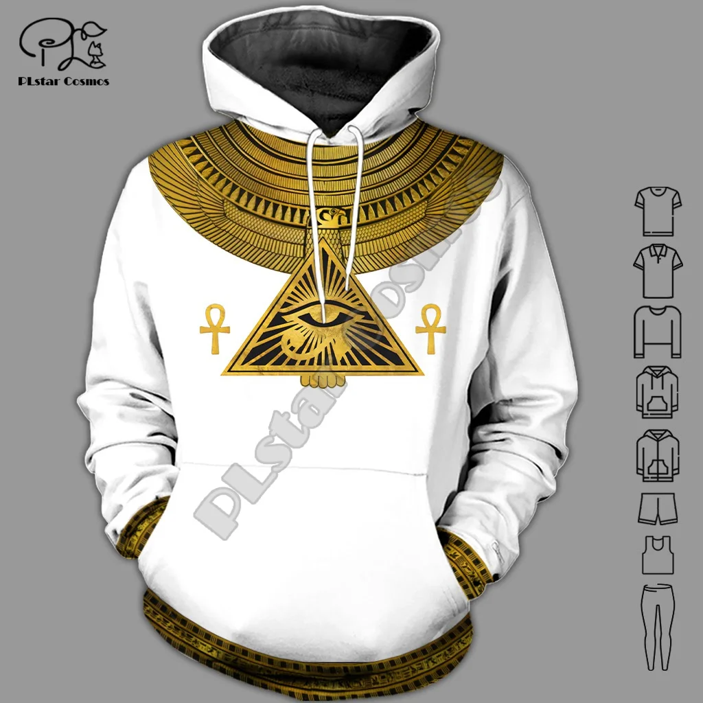 Newest Africa Ancient Egyptian Sphinx Anubis Horus Tattoo Retro Tracksuit 3DPrint Men/Women Streetwear Harajuku Funny Hoodies 16